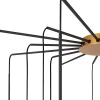 Подвесной светильник Maytoni Modern Branch MOD176PL-16G Белый Черный Золото — фото 3, Подвесные светильники