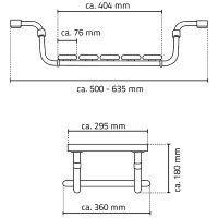 Сиденье для ванны Ridder Pro А180101 Белое — фото 3, Сиденья