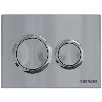 Комплект унитаза с инсталляцией Berges Novum 043302 с сиденьем Микролифт и клавишей смыва Хром глянец — фото 7, Унитазы