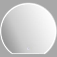 Зеркало Black&White Universe U915.MR 130 915.MR0 с подсветкой с сенсорным выключателем — фото 1, Мебель для ванной
