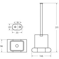 Товар: Ершик для унитаза Art&Max Platino AM-E-3981-MB Черный матовый - фото 2 Ершик для унитаза Art&Max Platino AM-E-3981-MB Черный матовый — фото 2, Ершики для унитаза