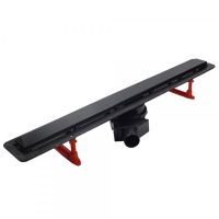 Трап для душа Pestan Confluo Frameless Line 750 Black Glass 13701205 с решеткой — фото 1, Трапы для душа