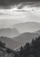 Фреска Ortograf Горы 33428 Фактура флок FLK Флизелин (1,9*2,7) Серый, Горы/Пейзаж/Природа — фото 2, Фрески