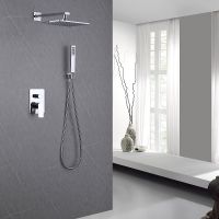 Душевая система Abber Weiss Insel Хром арт-AF8018 — фото 2, Встраиваемые душевые комплекты