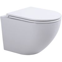 Унитаз Sintesi Evi SIN-TS-EVI-151 подвесной Белый с сиденьем Микролифт — фото 1, Подвесные унитазы