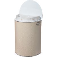 Товар: Корзина для белья Geralis RWH-O Ромб Белая, кант Хром, полукруглая - фото 3 Корзина для белья Geralis RWH-O Ромб Белая, кант Хром, полукруглая — фото 3, Корзины для белья