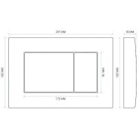 Комплект унитаза с инсталляцией Berges Atom 042431 с сиденьем Микролифт и Черной клавишей смыва — фото 9, Комплекты унитаз + инсталляция
