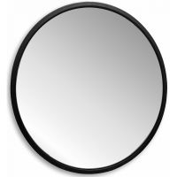Зеркало Abber Mond 77 AG6201B Черное — фото 1, Мебель для ванной