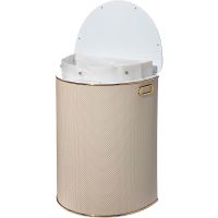 Товар: Корзина для белья Geralis RWG-O Ромб Белая, кант Золото, полукруглая - фото 3 Корзина для белья Geralis RWG-O Ромб Белая, кант Золото, полукруглая — фото 3, Корзины для белья