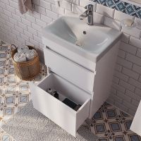 Товар: Тумба с раковиной Iddis Zodiac 50 ZOD5CBFi95K Белая - фото 5 Тумба с раковиной Iddis Zodiac 50 ZOD5CBFi95K Белая — фото 5, Мебель для ванной