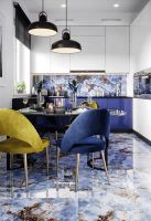 Керамогранит ITC Ceramic Agyaro Blue High Glossy 60х60 см — фото 2, Керамогранит