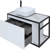 Товар: Тумба под раковину Aquanet Nova Lite Loft 90L подвесная Белый глянец арт-261652 - фото 4 Тумба под раковину Aquanet Nova Lite Loft 90L подвесная Белый глянец арт-261652 — фото 4, Тумбы под раковину