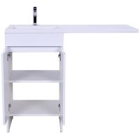 Тумба с раковиной Orange Kandy 110 L OPKD-110TUW+RAL Белый глянец — фото 9, Тумбы с раковиной