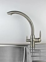 Смеситель для кухни Viko V-5254 Серебро — фото 3, Смесители для кухни