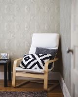 Обои Solo Anemone 168545-16 Винил на флизелине (1,06*10,05) Бежевый/Серый, Геометрия/Ромб — фото 2, Обои для стен