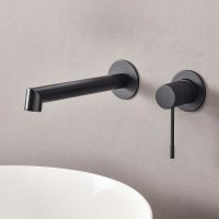 Смеситель для раковины Vincea Desire VBFW-1D1MB Черный матовый — фото 4, Смесители для раковины