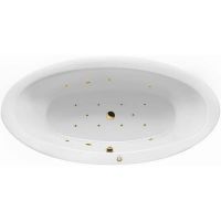 Акриловая ванна Excellent Lumina 190x95 WAEX.LUM19.RELAX.GL с гидромассажем — фото 1, Ванны