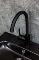 Смеситель для кухни Orange OneLife P04-001B Черный — фото 5, Смесители для кухни