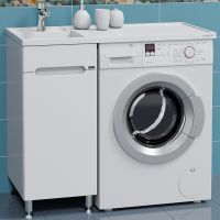 Тумба под раковину СанТа Лондон 100 224038 Белая — фото 1, Тумбы под раковину