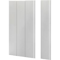 Панель стеновая скандинавская Ликорн светло-серая 2800x140x12 мм — фото 2, Панели