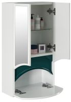 Товар: Зеркальный шкаф Mixline Радуга 46 522474 Белый Зеленый - фото 2 Зеркальный шкаф Mixline Радуга 46 522474 Белый Зеленый — фото 2, Мебель для ванной