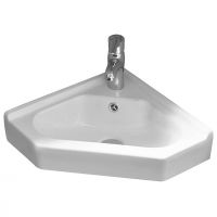 Раковина SantiLine 55 SL-2020 угловая Белая — фото 1, Мини-раковины