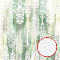 Товар: Фреска Ortograf Levity 33377 Фактура бархат FX Флизелин (2,7*2,7) Зеленый/Белый, Перья - фото 1 Фреска Ortograf Levity 33377 Фактура бархат FX Флизелин (2,7*2,7) Зеленый/Белый, Перья — фото 1, Фрески