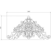 Орнамент Европласт 1.60.030 22x157x290 мм — фото 2, Колонны