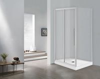 Душевой уголок Esbano Flex 120x90 ESOGF129PSC профиль Хром стекло прозрачное — фото 3, Прямоугольные душевые уголки