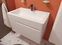 Раковина Эстет Каре Люкс 80 ФР-00005713 Белая — фото 5, Раковины встраиваемые сверху