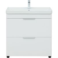 Товар: Тумба под раковину Aquanet Ирис new 80 310154 Белая глянцевая - фото 2 Тумба под раковину Aquanet Ирис new 80 310154 Белая глянцевая — фото 2, Мебель для ванной