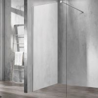 Душевая перегородка Vincea Walk-In 60 VSW-1H600CL профиль Хром стекло прозрачное — фото 1, Душевые перегородки