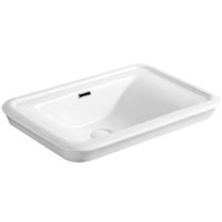 Раковина WeltWasser Deilbach 6044 64 10000003890 Белый глянец — фото 1, Раковины встраиваемые сверху