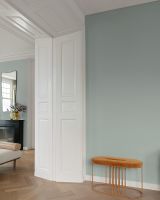 Обои Grandeco Atmosphere AT1029 Винил на флизелине (0,53*10,05) Бирюзовый, Рогожка — фото 3, Обои для стен