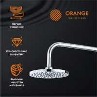 Верхний душ Orange S09TS Хром — фото 6, Душевое оборудование. Душевая программа
