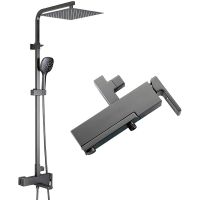 Душевая система Gappo G17-9 G2417-9 Оружейная сталь — фото 2, Душевые стойки