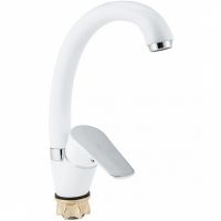 Смеситель для кухни Viko V-4144 Белый Хром — фото 1, Смесители для кухни