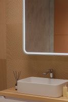 Зеркальный шкаф Silver Mirrors Фиджи Flip 70 LED-00002977 с подсветкой Белый с бесконтактным сенсором — фото 15, Зеркальные шкафы в ванную