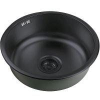 Кухонная мойка ZorG Grafit 45 SZR 450 GRAFIT Графит — фото 1, Кухонные мойки