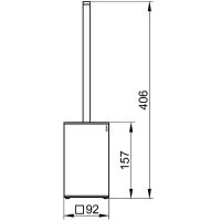 Ершик для унитаза Keuco Edition 90 19069010100 Хром — фото 3, Ершики для унитаза