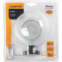 Товар: Мыльница Fixsen Comfort Black FX-86008 Черная матовая - фото 2 Мыльница Fixsen Comfort Black FX-86008 Черная матовая — фото 2, Мыльницы