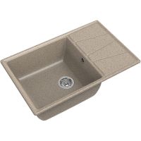 Кухонная мойка GranFest Vertex GF-V-780L Песочная — фото 1, Кухонные мойки