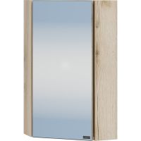 Зеркальный шкаф СанТа Сатурн 32 700380 угловой Дуб австрийский — фото 1, Зеркальные шкафы в ванную