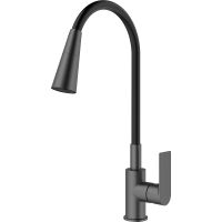 Смеситель для кухни Splenka S05.43.09 Графит матовый — фото 1, Смесители для кухни