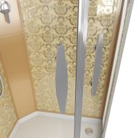 Душевая кабина Niagara Luxe NG-7715GBK 90x90 без гидромассажа — фото 3, Душевые кабины