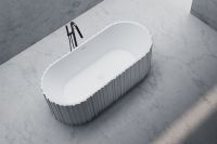 Ванна из искусственного камня Abber Stein 170x75 AS9653 без гидромассажа — фото 5, Ванны из искусственного камня