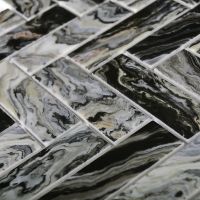 Товар: Мозаика Bonaparte Стеклянная Hadar Black 26,8х26,8 см - фото 2 Мозаика Bonaparte Стеклянная Hadar Black 26,8х26,8 см — фото 2, Мозаика