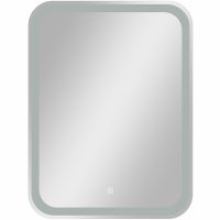 Зеркало Континент Russo 500х700 ЗЛП3031 с подсветкой с сенсорным выключателем — фото 2, Зеркала в ванную комнату