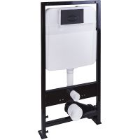 Комплект унитаза с инсталляцией SantiLine SL-5025MB+SL-03 с сиденьем Микролифт и Черной матовой клавишей смыва — фото 4, Комплекты унитаз + инсталляция