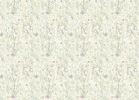 Обои Grandeco Universe 4 UR 3310 Винил на флизелине (1,06*10,05) Бежевый/Зеленый/Сиреневый, Цветы/Листья — фото 3, Обои для стен